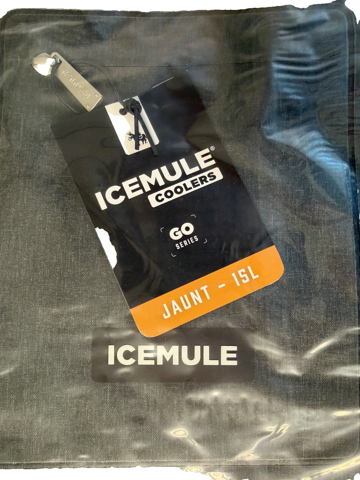 Icemule Jaunt 15 – 15L Roll Top Backpack Ice Chest – black/grey