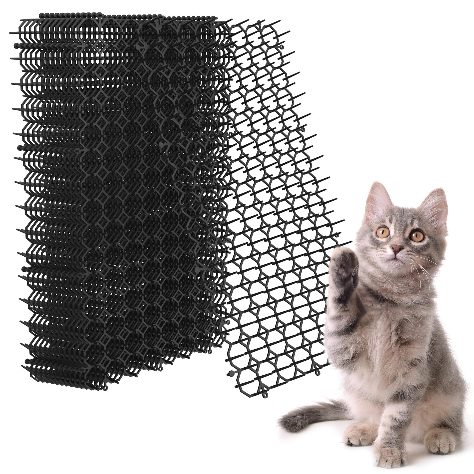 40 x 20 cm Thorn Mesh Against Cats, Cat Mesh, Cat Repellent Mat, Cats…