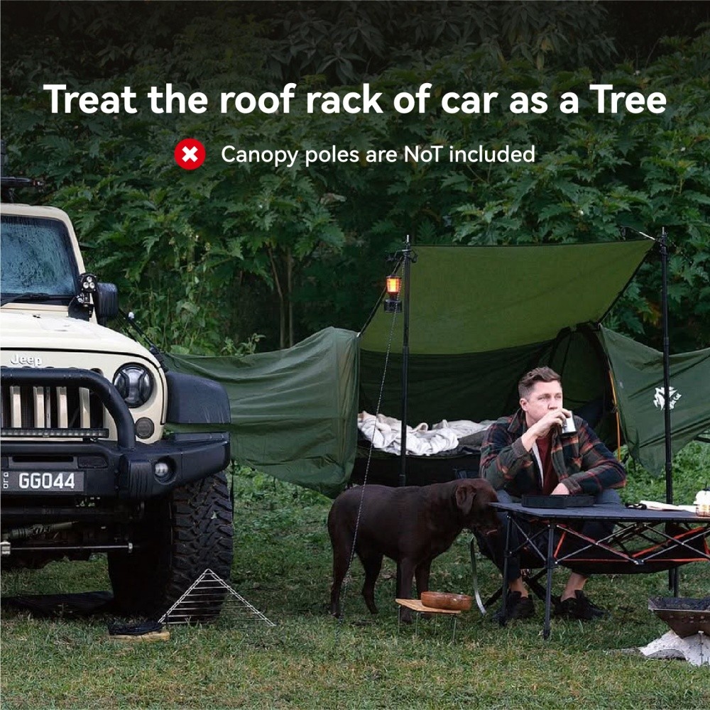 1/2 Person Camping Flat Lay Hammock Tent with Mosquito Net and Fly Hanging Bed