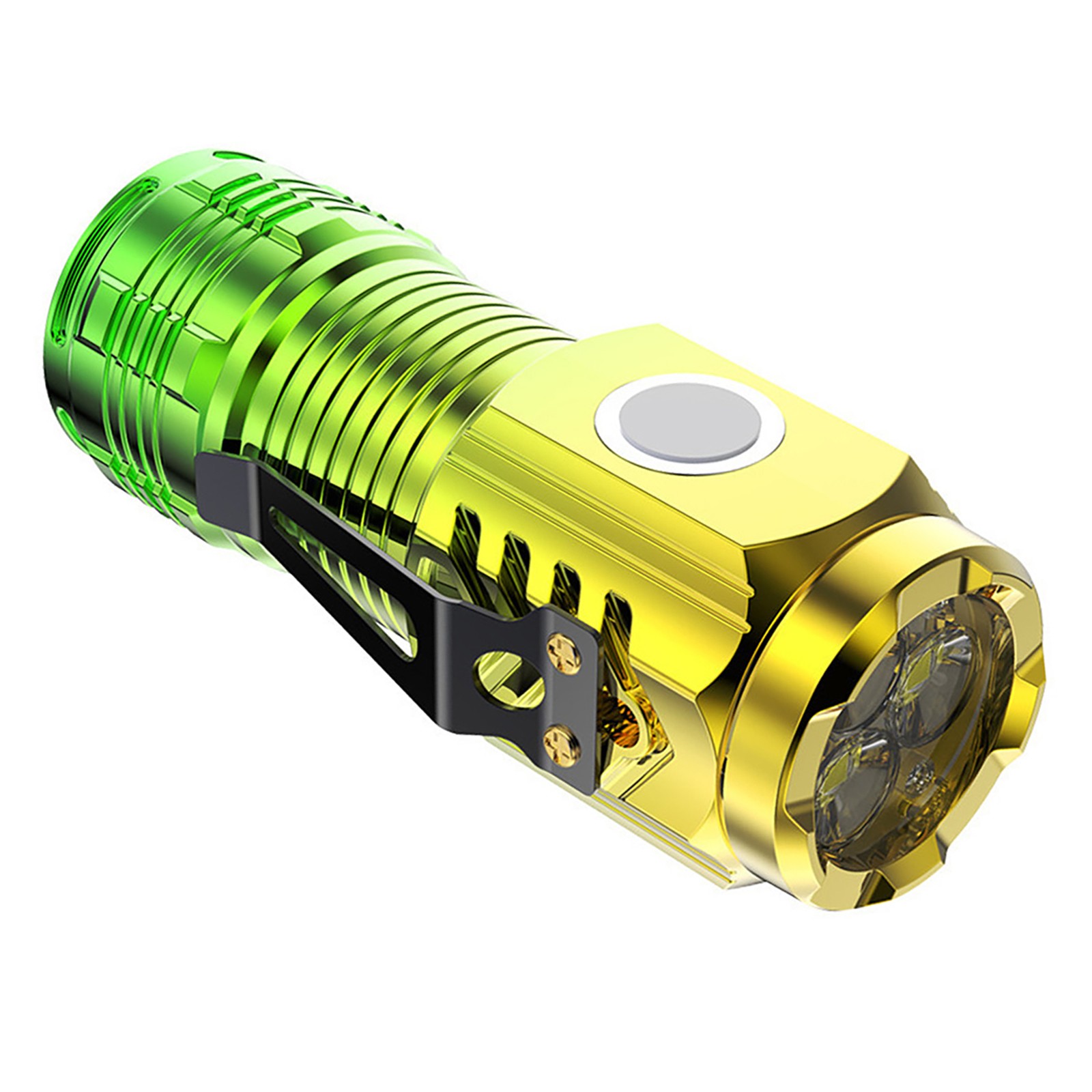 1Pc Portable Bright Flashlight 3* 3030LED Lamp Beads Super Bright Flashlight