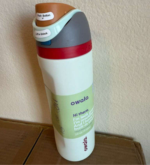 Owala 24 oz Insulated Water Bottle | Leakproof Flip Straw | 10 Colors