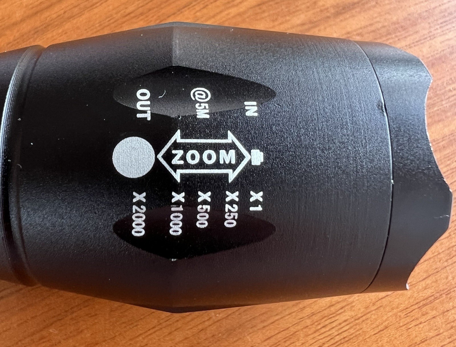 1TAC TC1200 Military Grade Tactical Flashlight – Very Good Condition