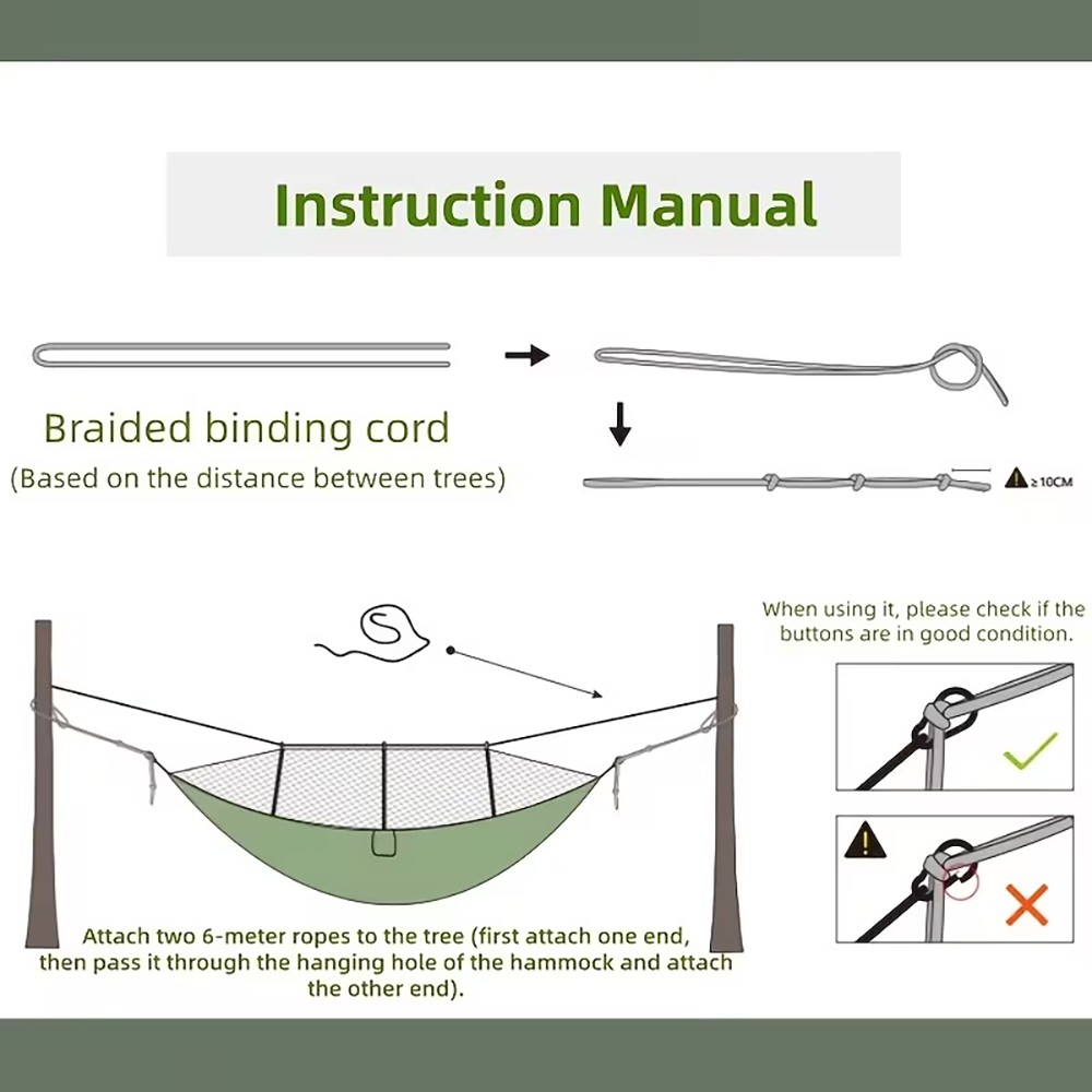 Camping Hammock With Mosquito Net / Under Quilt Blanket/ Rainfly Cover Tarp Fall