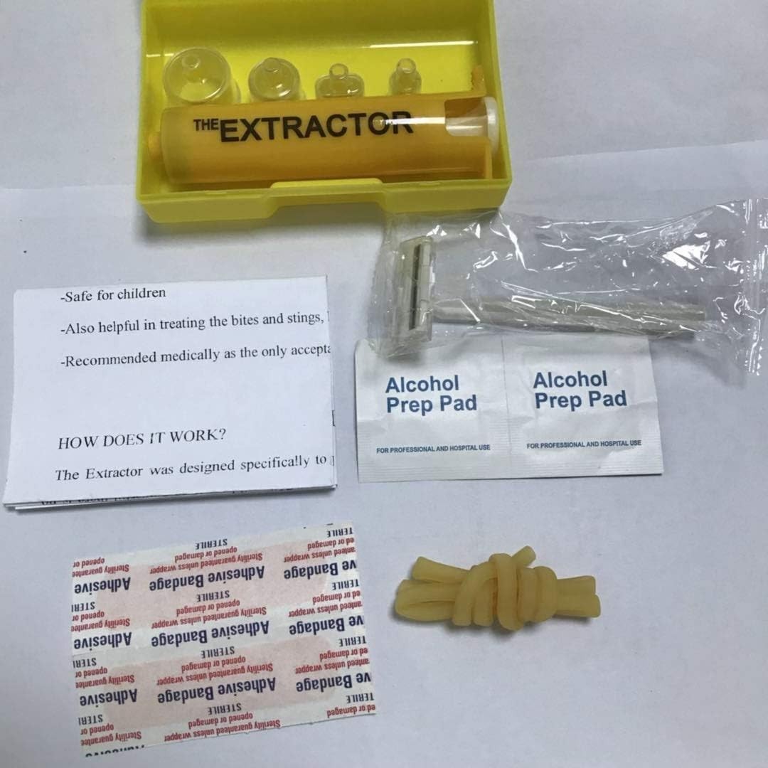 2026 Insect Bug Bee Sting Snake Bite Venom Extractor Suction Kit Tool Pump First