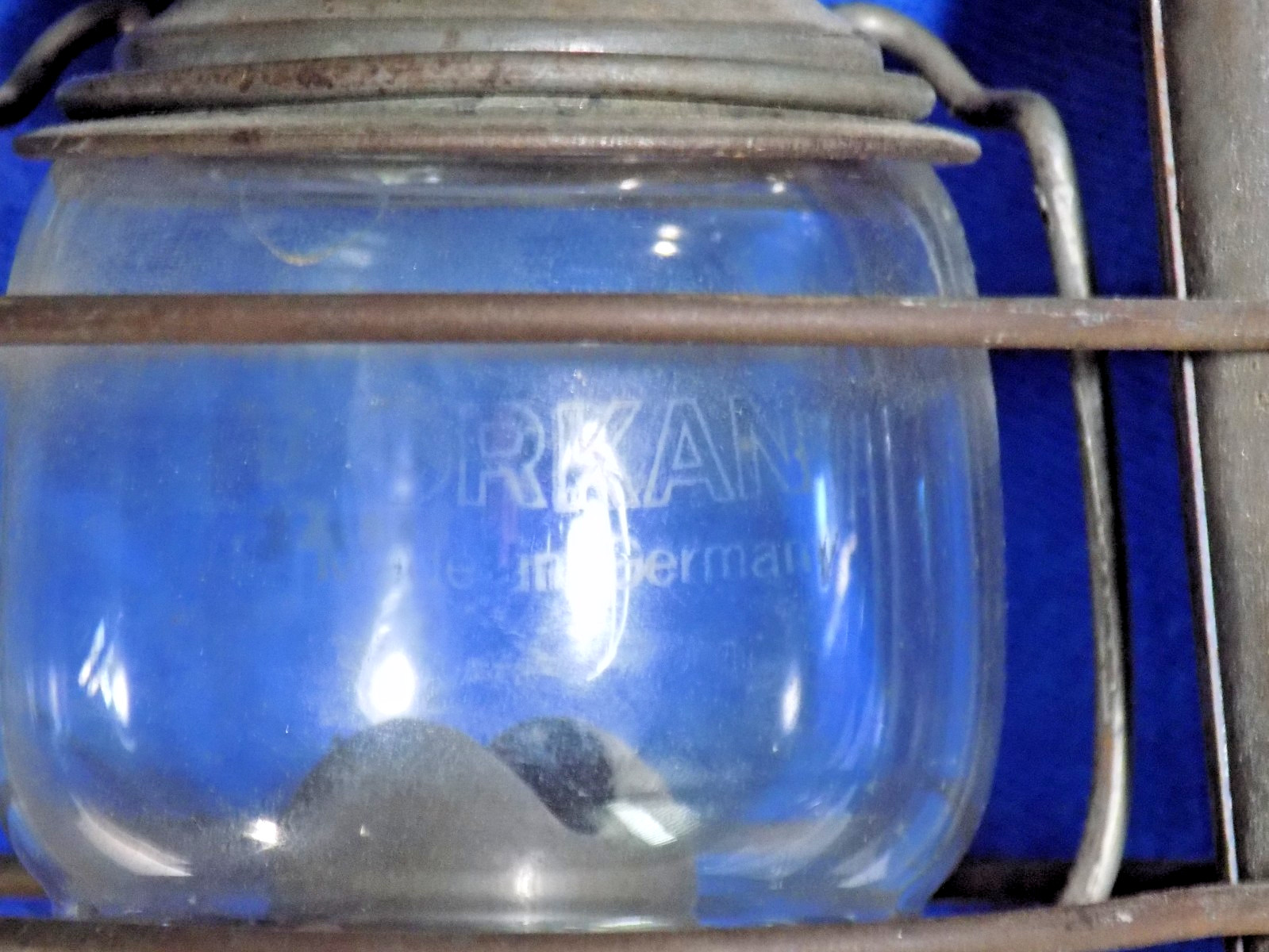 1930’s A++ ORKAN Fledermaus Bat Lantern No.666 Germany-Original Glass/Finish-A++