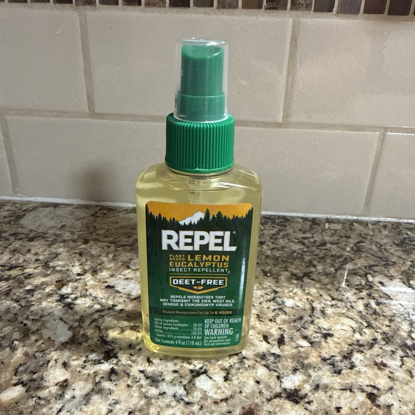 Repel Lemon & Eucalyptus Insect Repellent Deet – Free 4 Oz Plant Based New