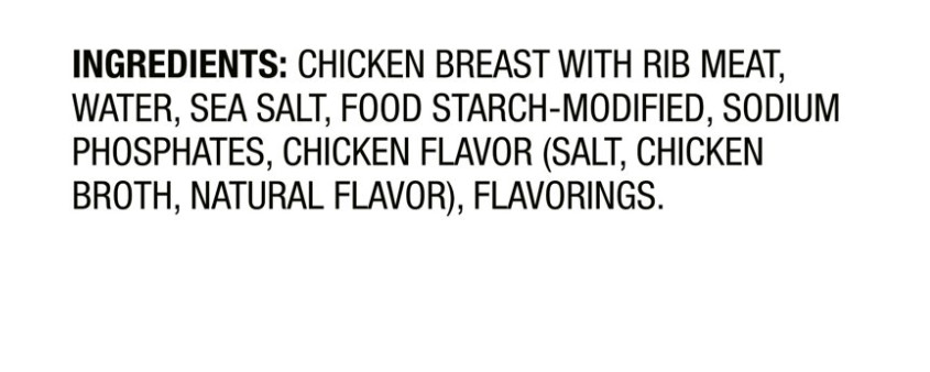 6 Pack Great Value Chunk Chicken Breast Fully Cooked 12.5 oz Canned Meat