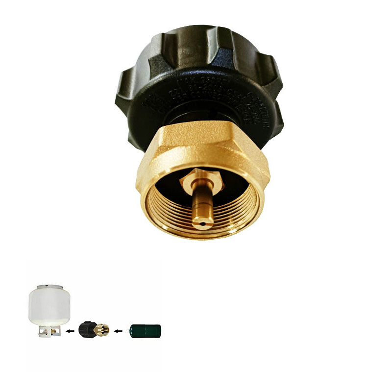 QCC1 Regulator Valve Propane Refill Adapter LP Gas 1 LB Cylinder Tank Coupler
