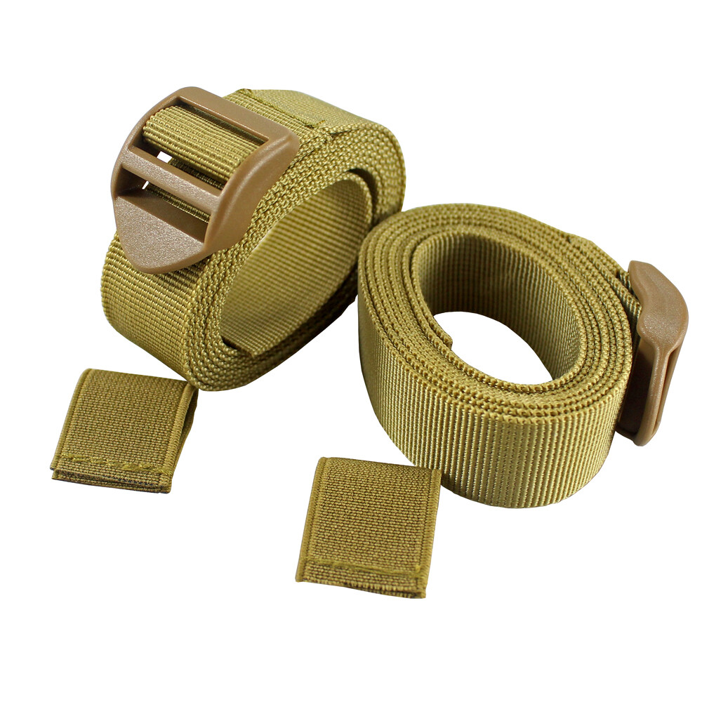 2Pcs 1inch Heavy Duty Molle Utility Nylon Strap with Buckle Backpack Accessory