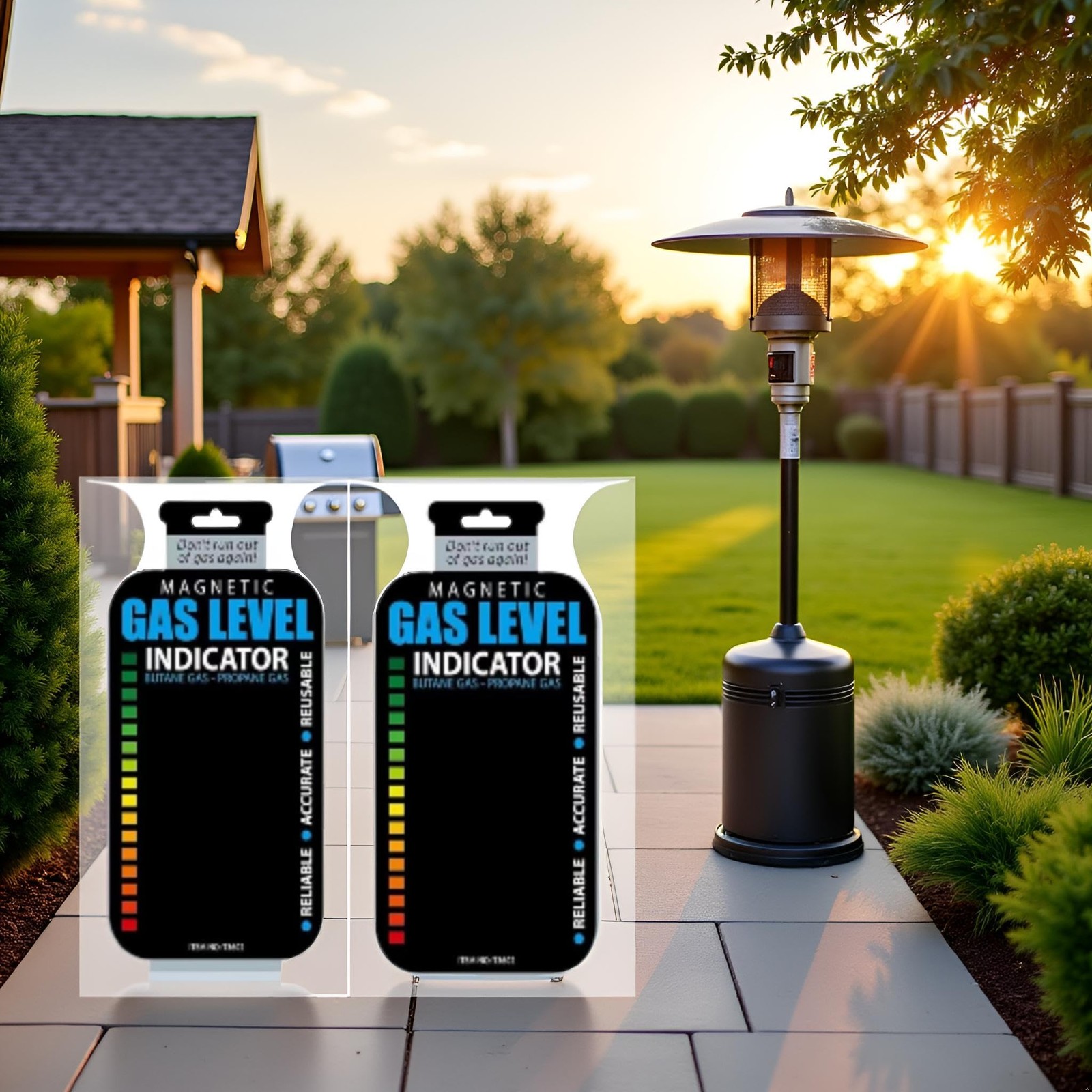 2Pack Black Practical Propane Butane LPG Fuel Gas 1 Count (Pack of 1),