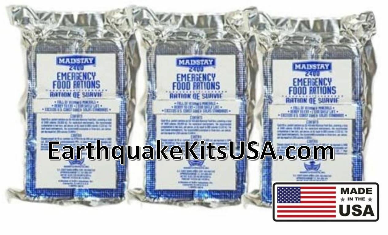 6-Day Mainstay 2400 Calorie Emergency Food Bar (Pack of 3), expires 11/30/28