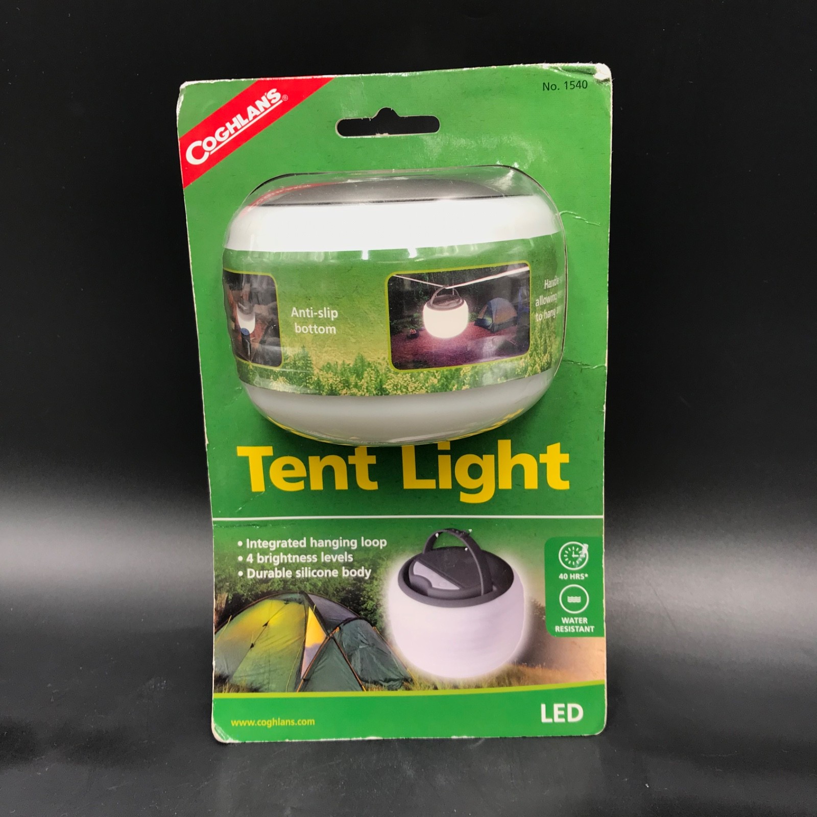 Coghlan’s Tent Light Model # 1540 Indoor and outdoor 4 brightness levels