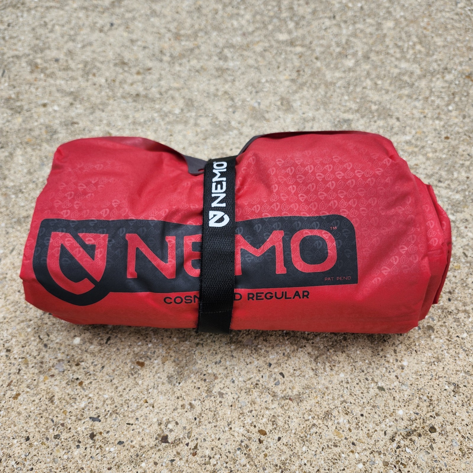 NEW! NEMO Cosmo 3D Air Sleeping Pad 3.5″ Thick Camping Mattress Red Size REGULAR