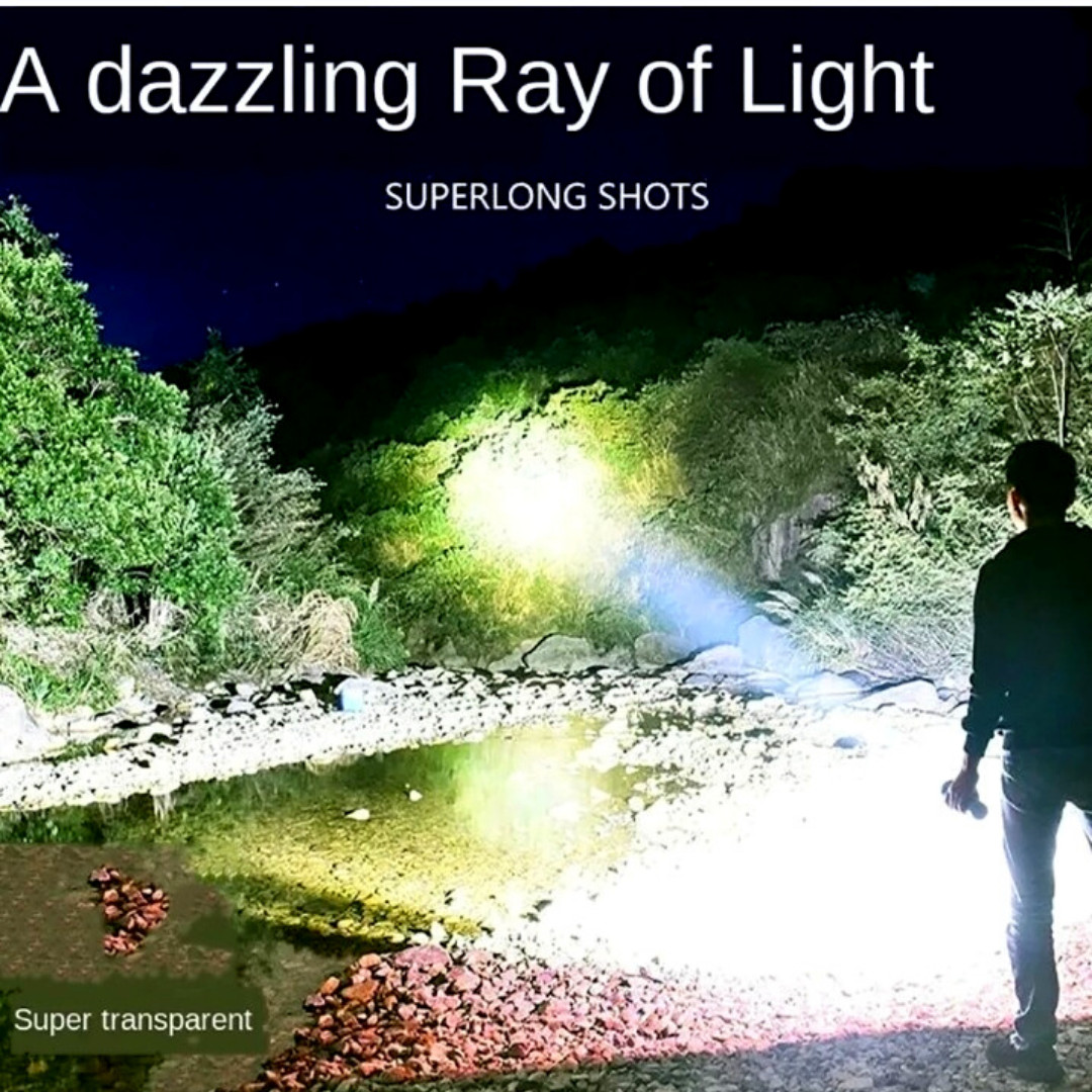 Super Bright 999000000 LM LED Torch Tactical Flashlight Lantern Rechargeable US