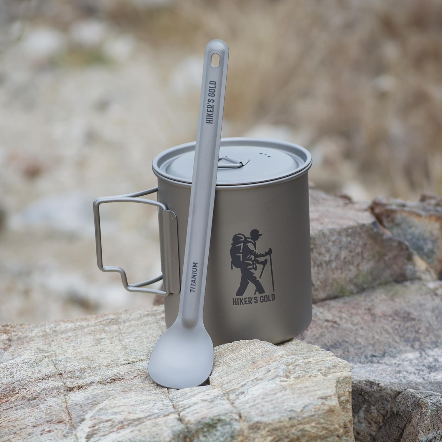 Ultralight Titanium Spoon Hiking Backpacking Camping