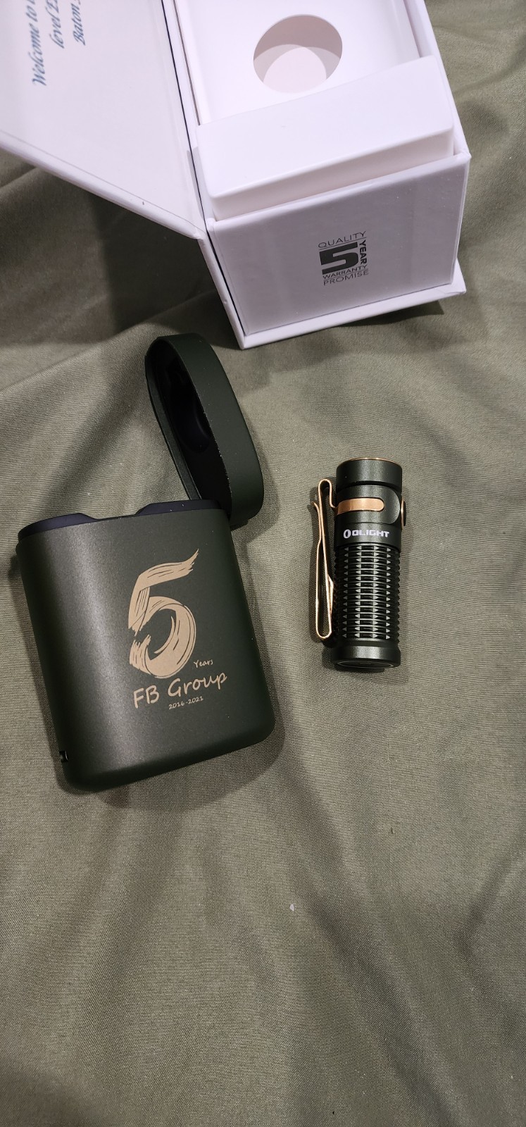 Olight Baton 3 Premium Limited Edition – 5 Years FB Group 2016–2021 Collectible