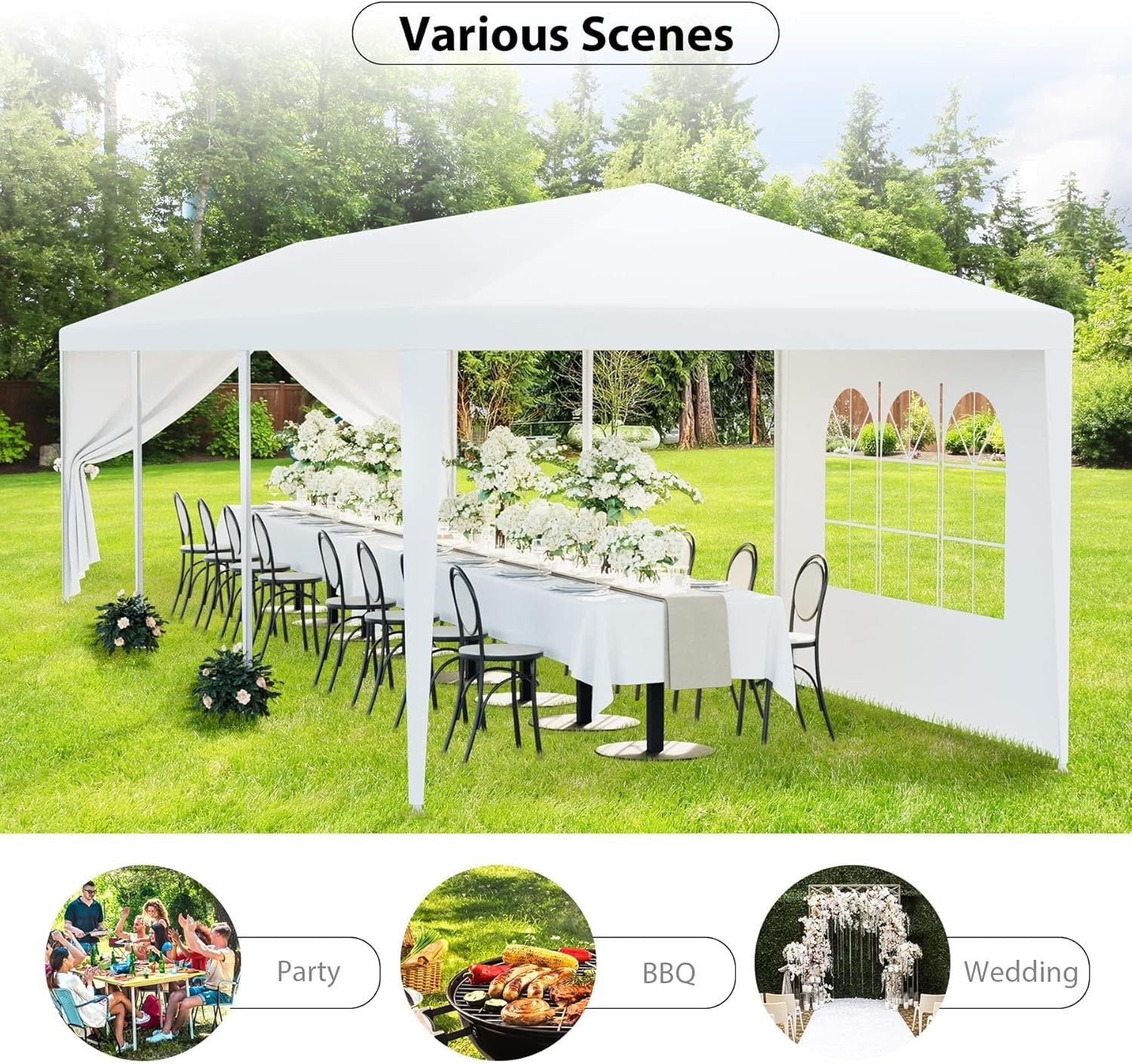 Backyard Event Shelter for 50 People^-