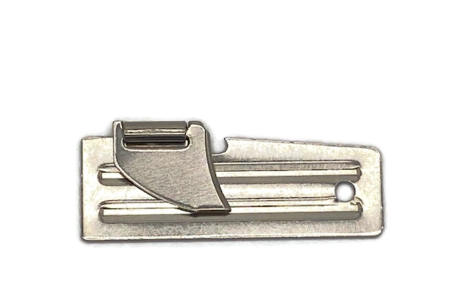 US Military Issue P51 Survival Can Opener Dog Tag Chain 4½” US Shelby Co.
