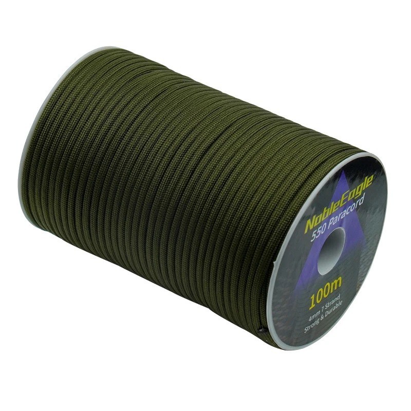 550 Paracord Rope 4mm 550 lb 7 Strand Camping Survival DIY