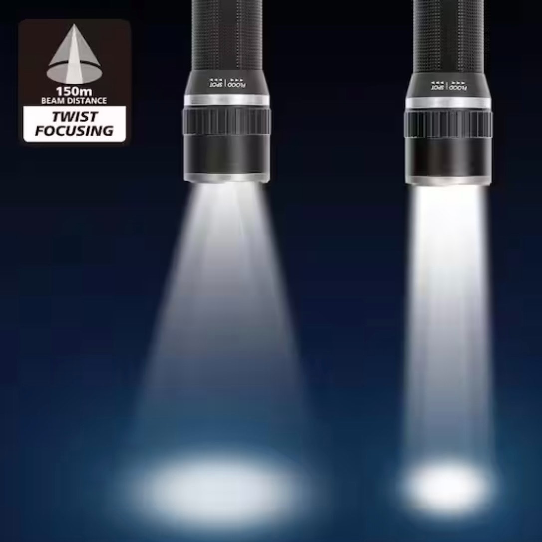 Husky 1000 Lumens 3-Mode Focusing Flashlight 1011 428 812 – New