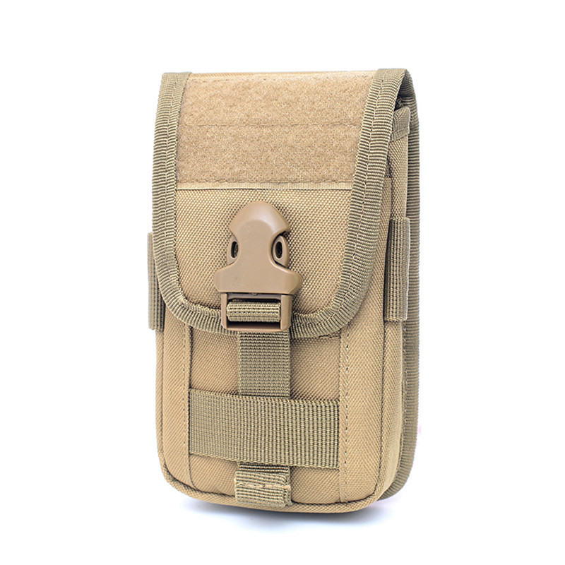 Tactical Molle Cell Phone Pouch Case Waist Belt Pack Utility ID Card Holder Bag
