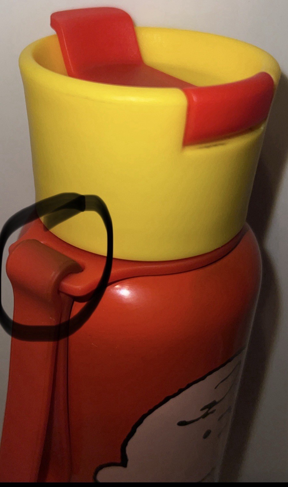 Peanuts Stainless Steal Water Bottle 25oz Red New W/Defects As Seen In Pics RARE