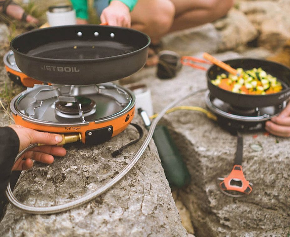 *NEW* Jetboil Genesis 2-Burner Camping Stove System Portable *FREE SHIPPING*
