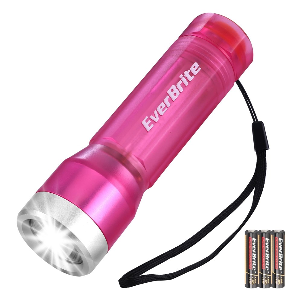 EverBrite 300LM Mini LED Flashlight Bright 3 Modes IP54 3 AAA Battery Powered