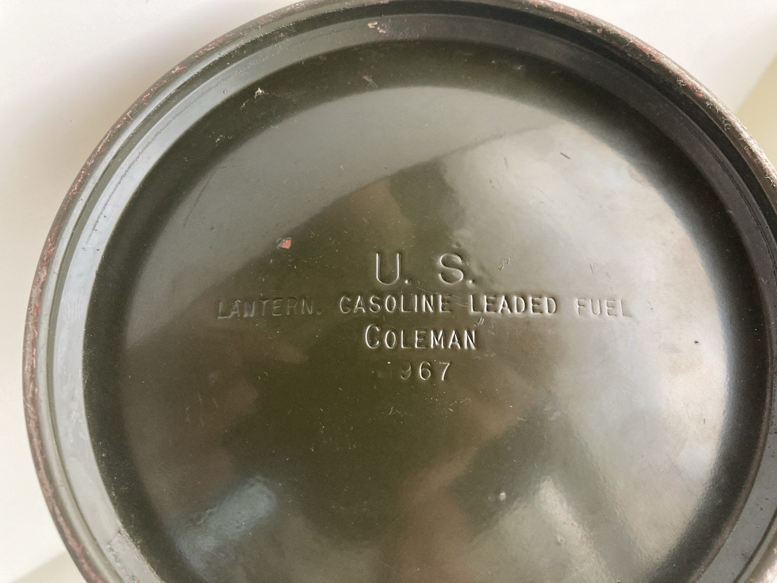 Vintage Coleman Model 6260-170-0430 Military Gasoline Lantern w Box