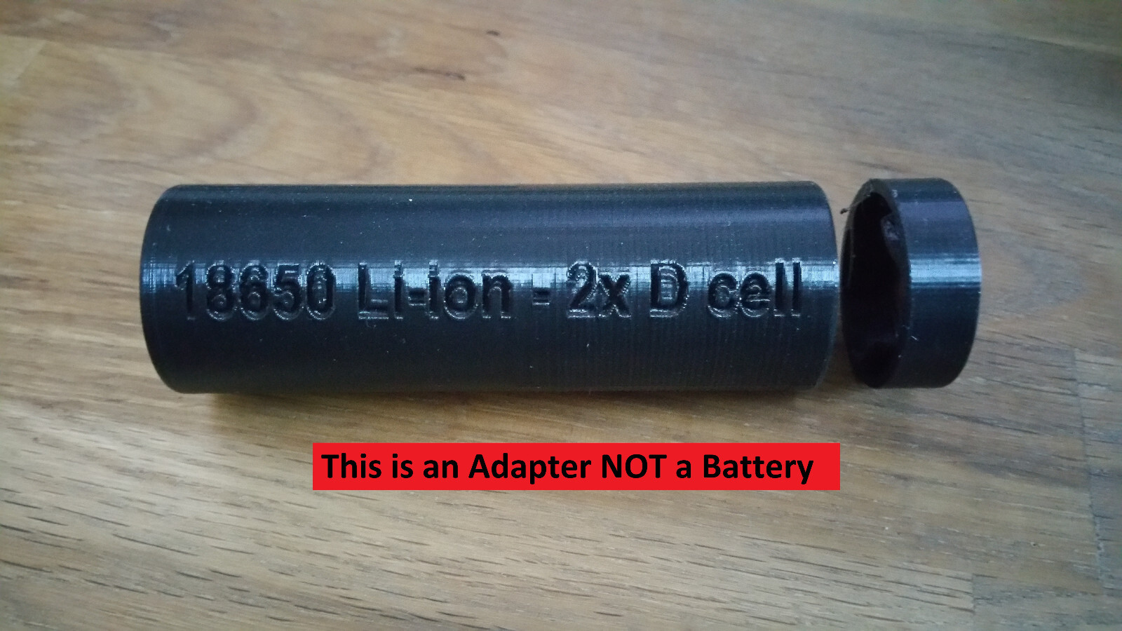 18650 Li-Ion to 2x D-Cell Flashlight ADAPTER – Conversion – Nerf Blaster