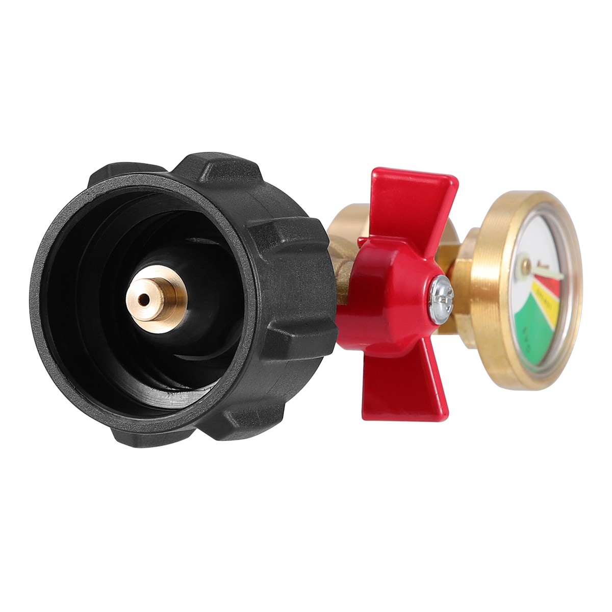 1Lb To 20Lb Tank Propane Refill Adapter With Gauge And ON-Off Control Valve US