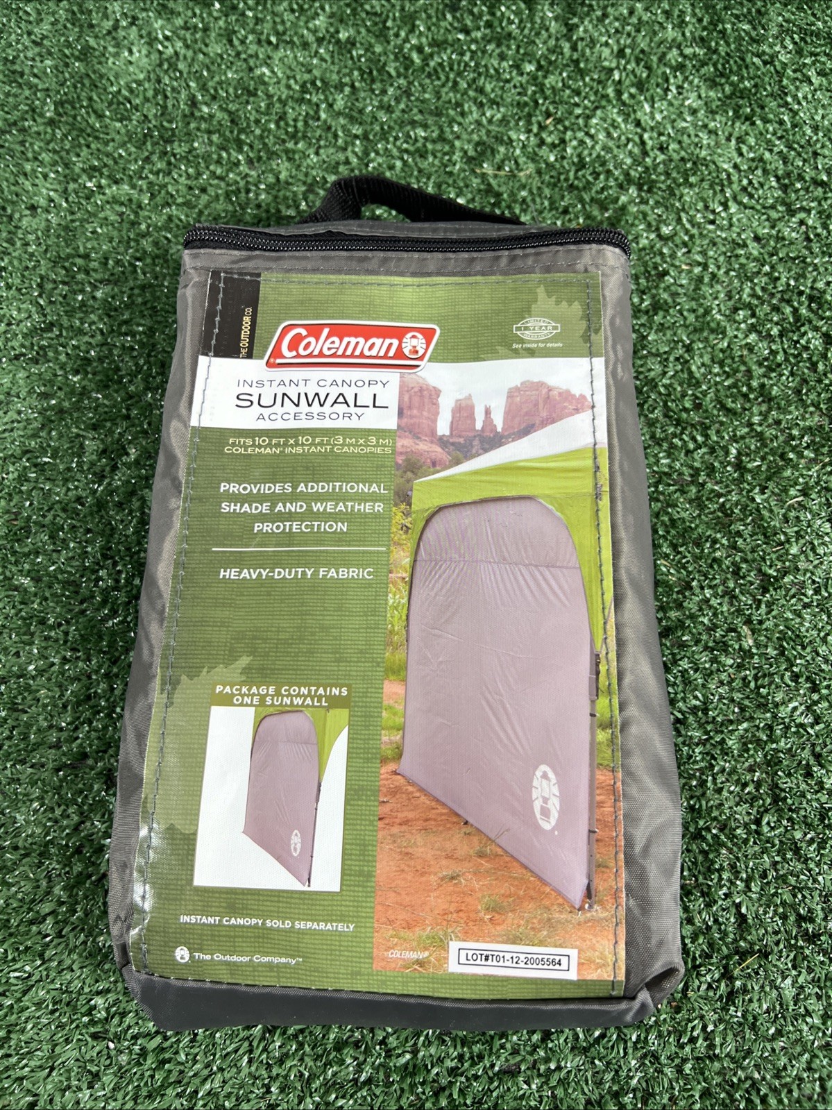 OPEN BOX (1) Coleman Instant Canopy 10′ x 10′ Screenwall