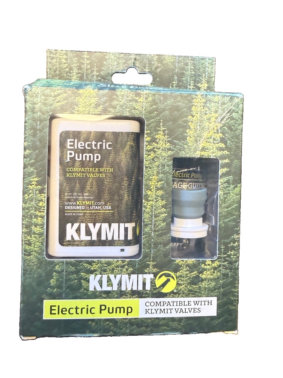 KLYMIT Sleep Outside USB Rechargeable Pump IPX4 Waterproofing Quick Charge Time