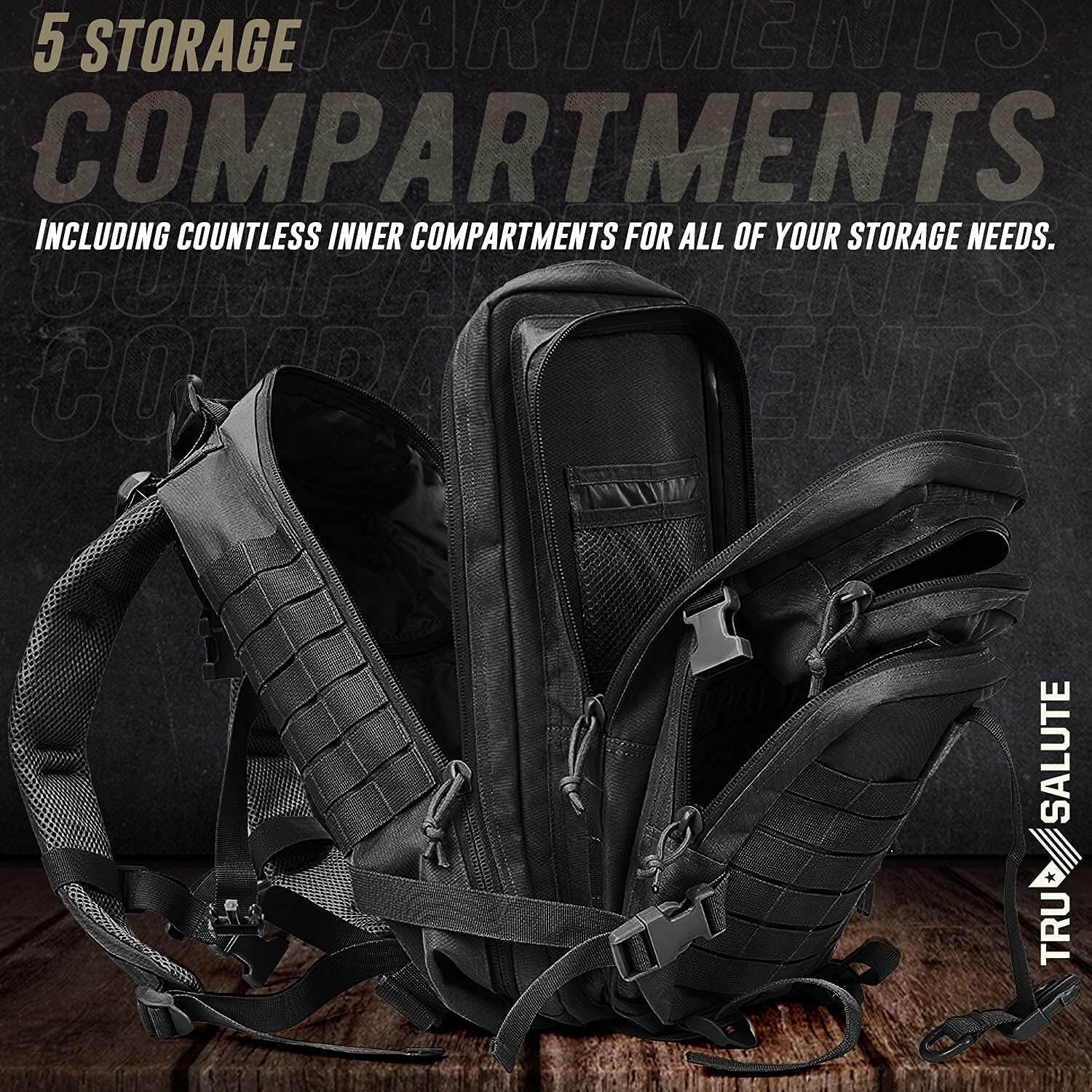 Military Tactical Backpack Large Army 3 Day Assault Pack Men Bugout Bag Rucksack