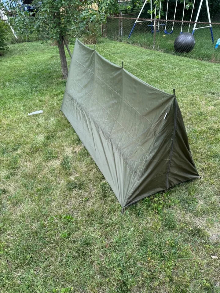 Hideout 1-Man Compact Zipper Tent Floor Camping Hiking Backyard One Person 7’x30