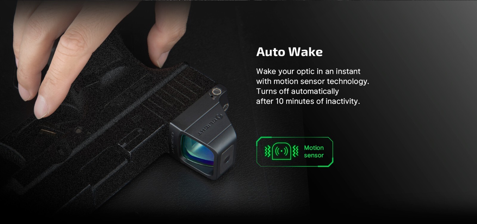 Olight Osight Osight Red 3 MOA Dot & PL-MINI 3 Valkyrie Rail Mounted Light
