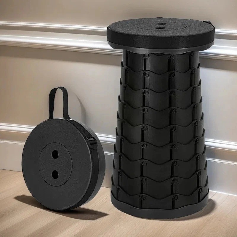 New Portable Telescopic Folding Stool Suitable for Hiking, Camping Outdoor