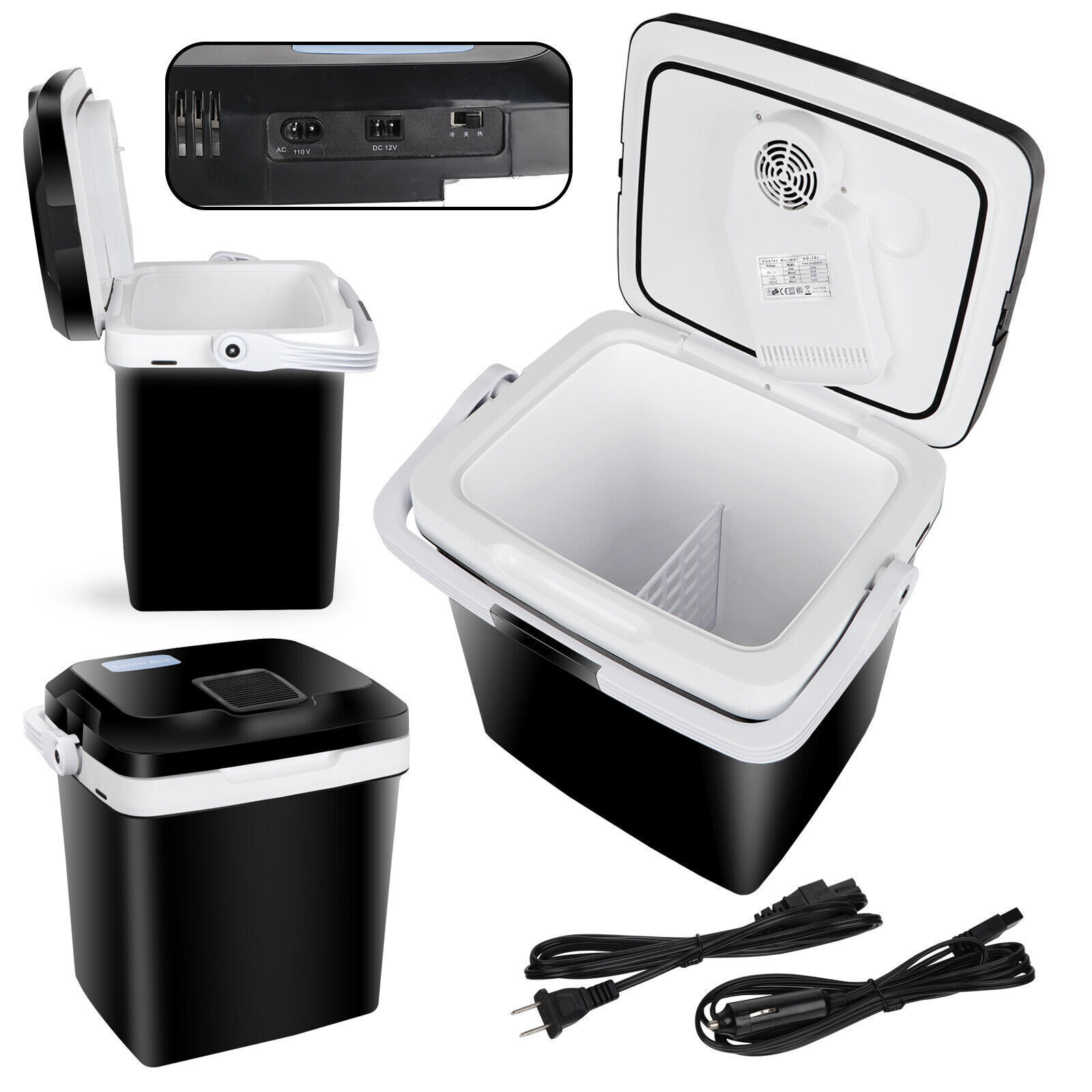 12V Electric Fridge Cooler Truck Thermoelectric Freezer Car Iceless Refrigerator