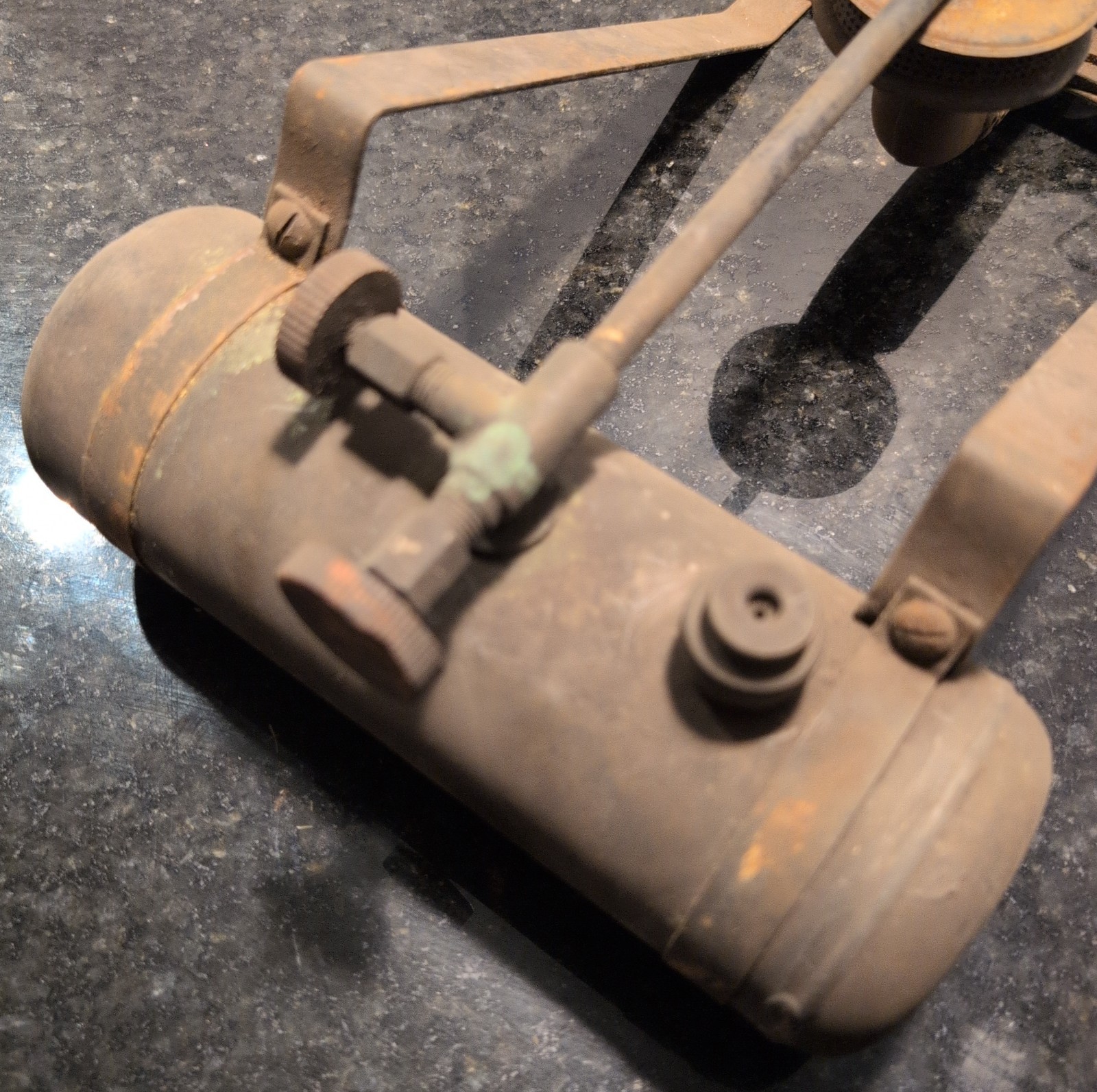 Prentiss Wabers Auto Cook Kit Model 8 B Cook Camp Stove 1920`S Brass Tank
