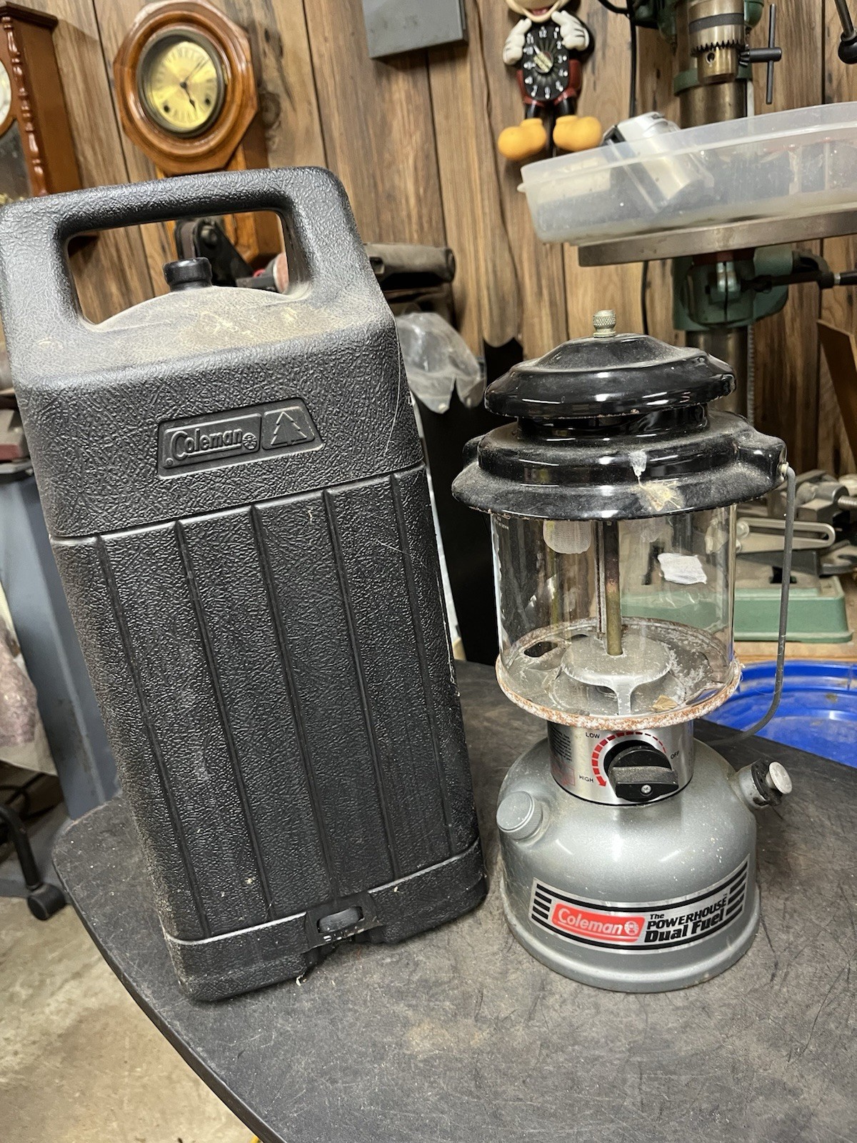 Coleman Powerhouse Dual Fuel Lantern Model 295 02/93 Camping Lantern H-6