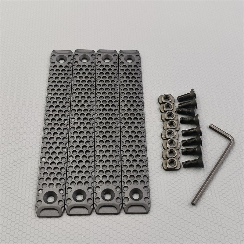 4pcs MLOK Rail Hand Protection Hunting Rail Covers Panel for M-lok System 120MM