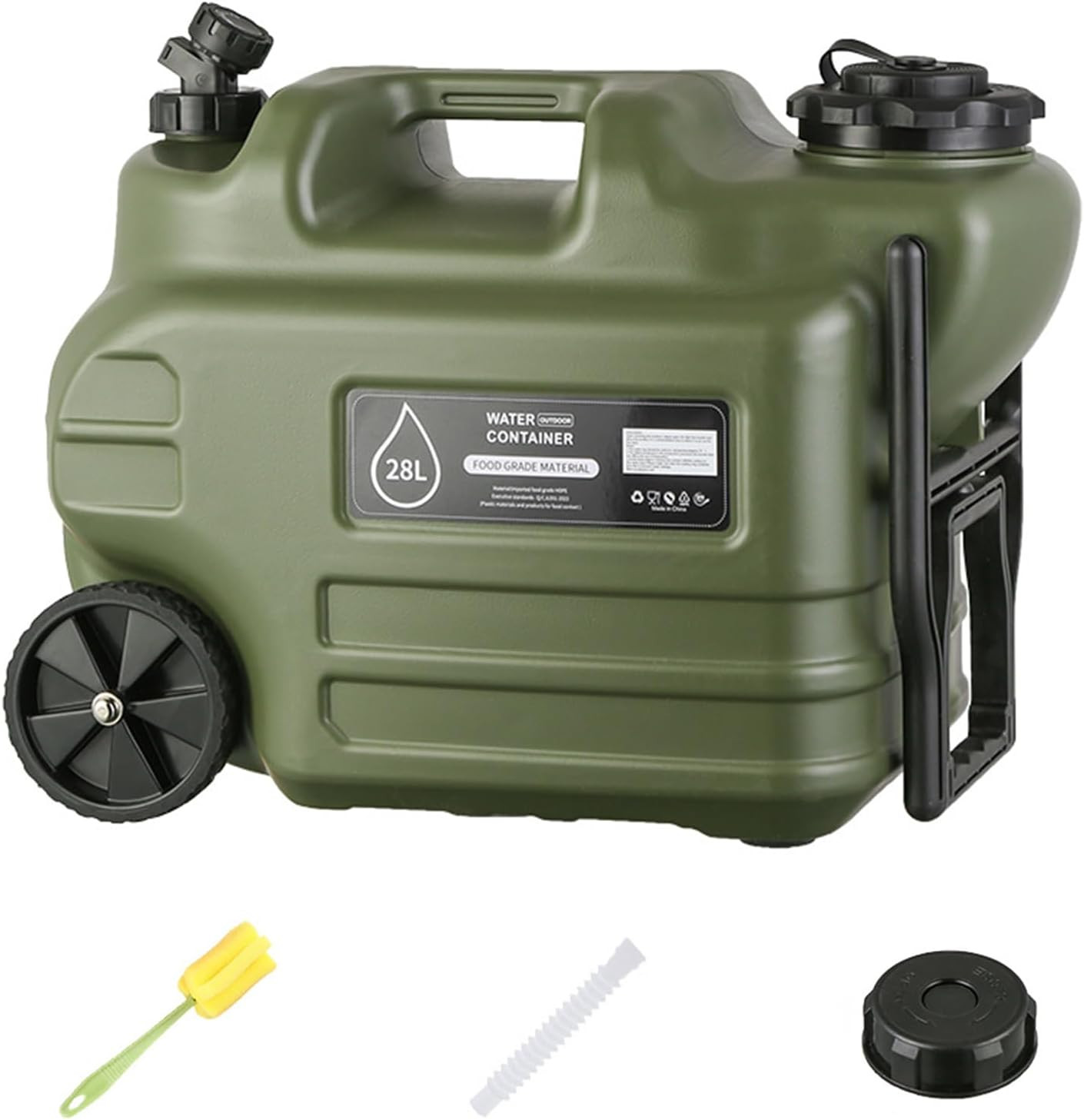 Portable Camping Shower with 7-Gallon Water Jug, Rechargeable Camping Shower New