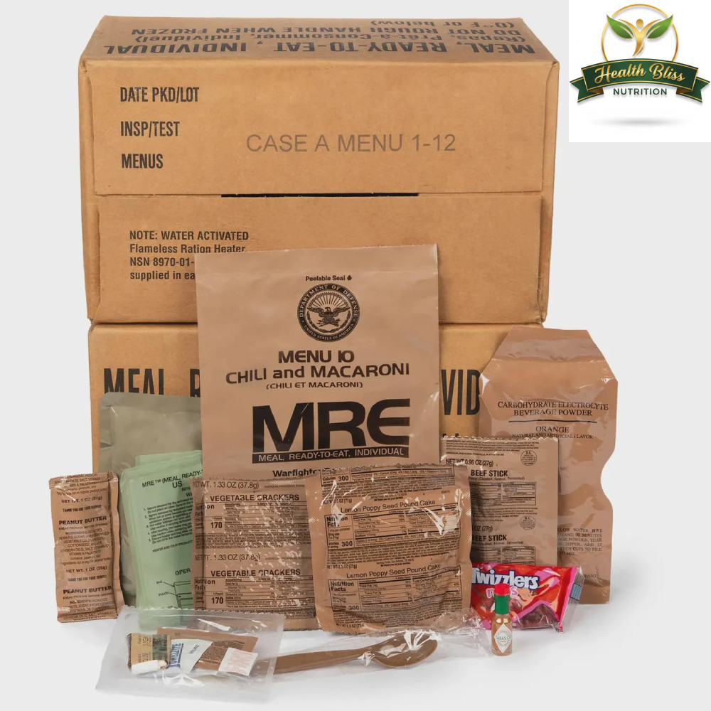 U.S. Military MRE Meals Ready to Eat 24 Pack Case A & B INSPECTION 2026 Emergenc