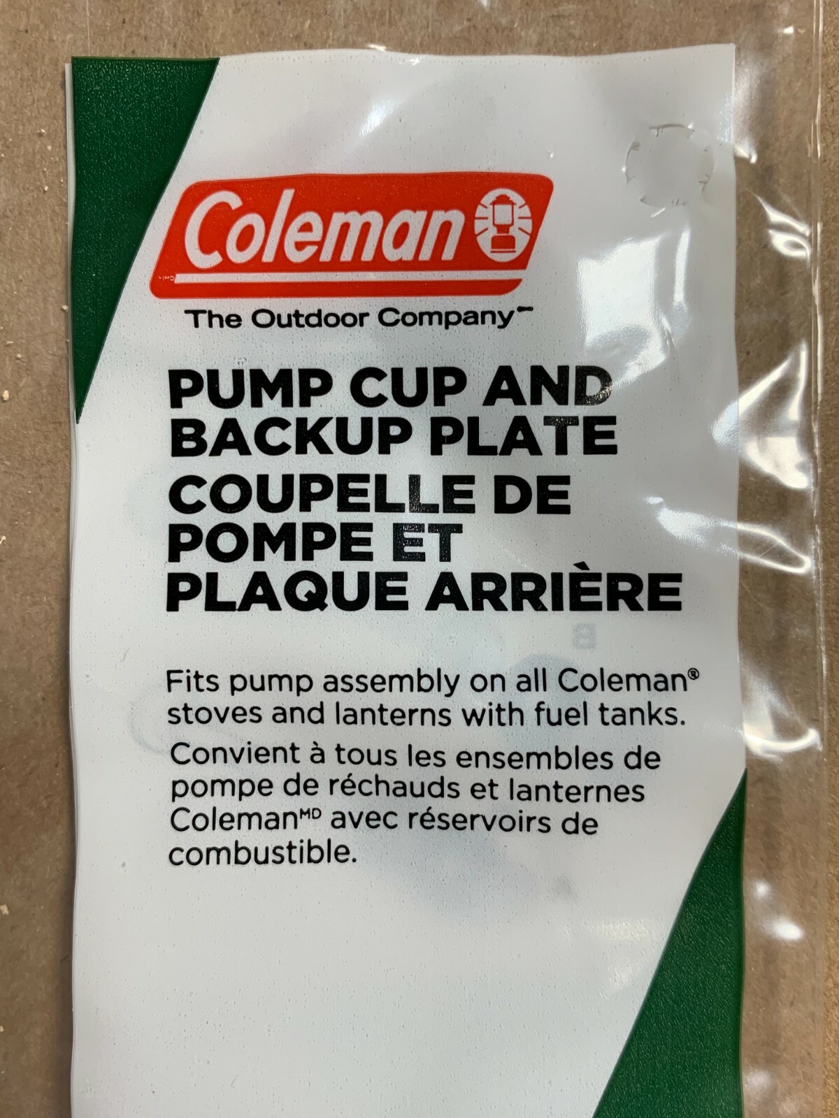 Coleman Pump Cup And Backup Plate; 3000005094