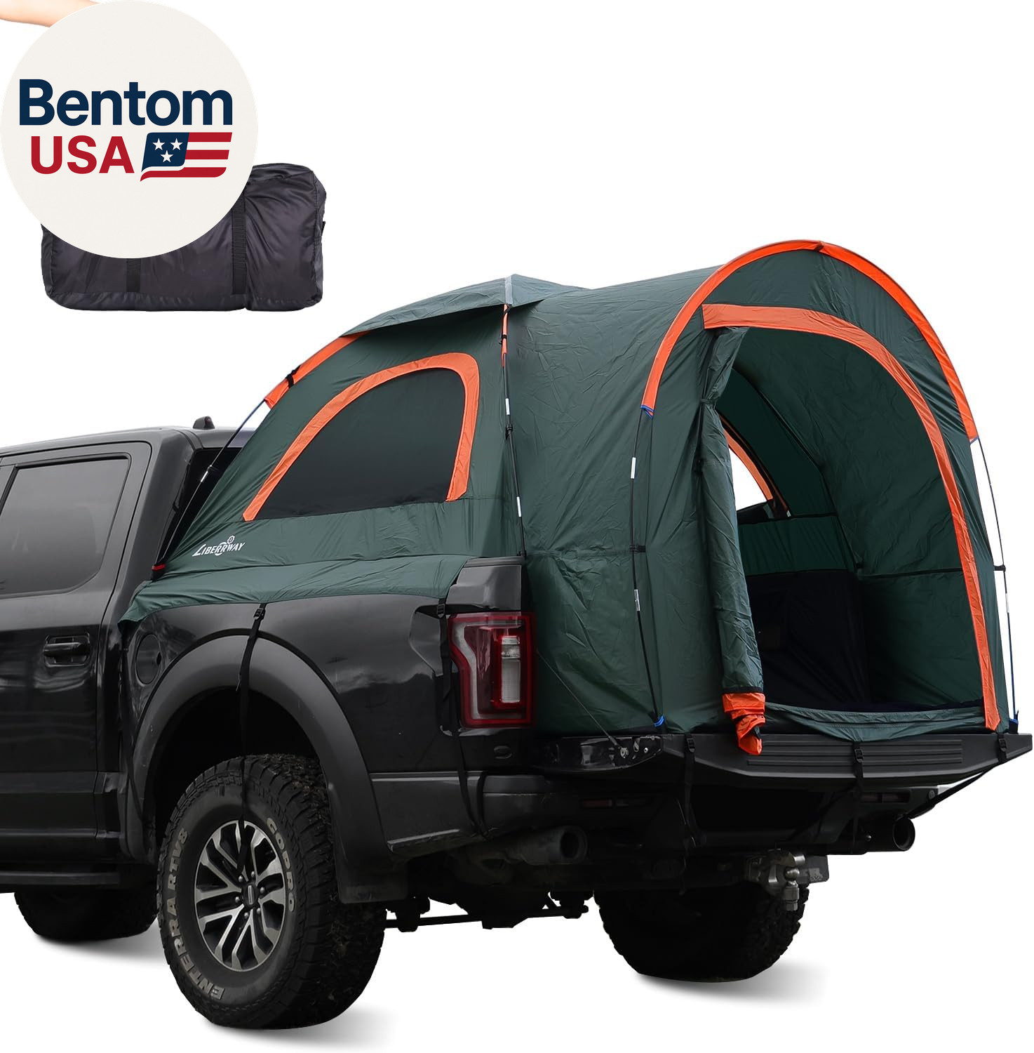 Truck Bed Tent for 2 Person 5.5-5.8FT Pickup Waterproof Camping Tent