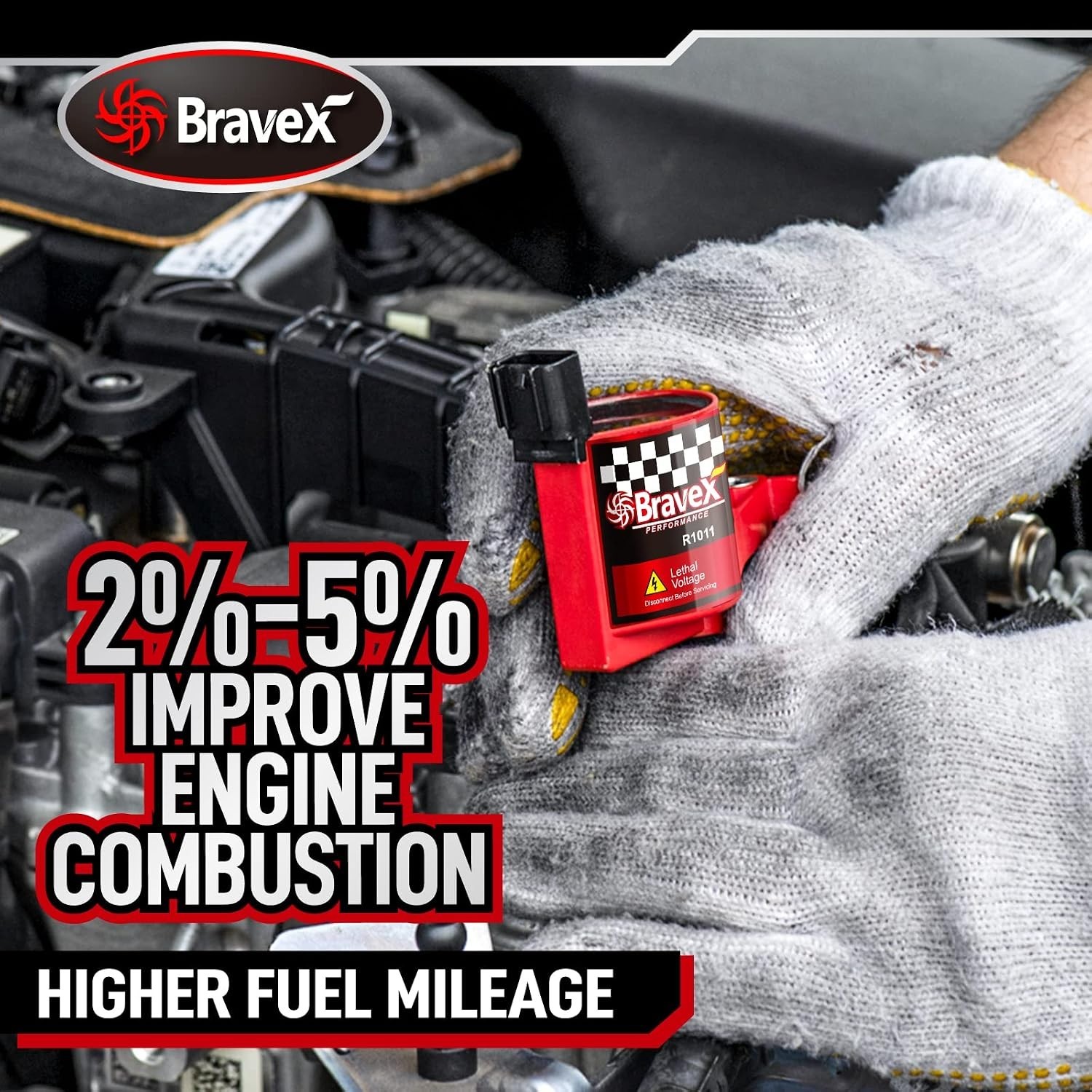 Bobinas Encendido 8 Pzs Alto Rendimiento Compatibles Ford 4.6/5.4L V8 Rojo,Nuevo