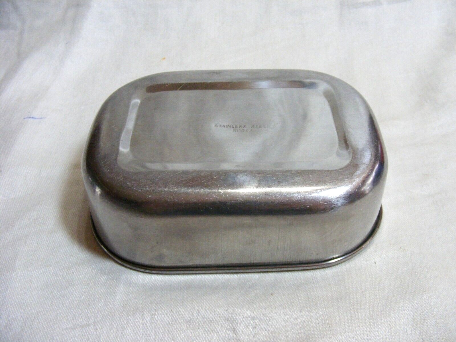 Vintage Stainless Steel Camping Container Made in Korea 17-c