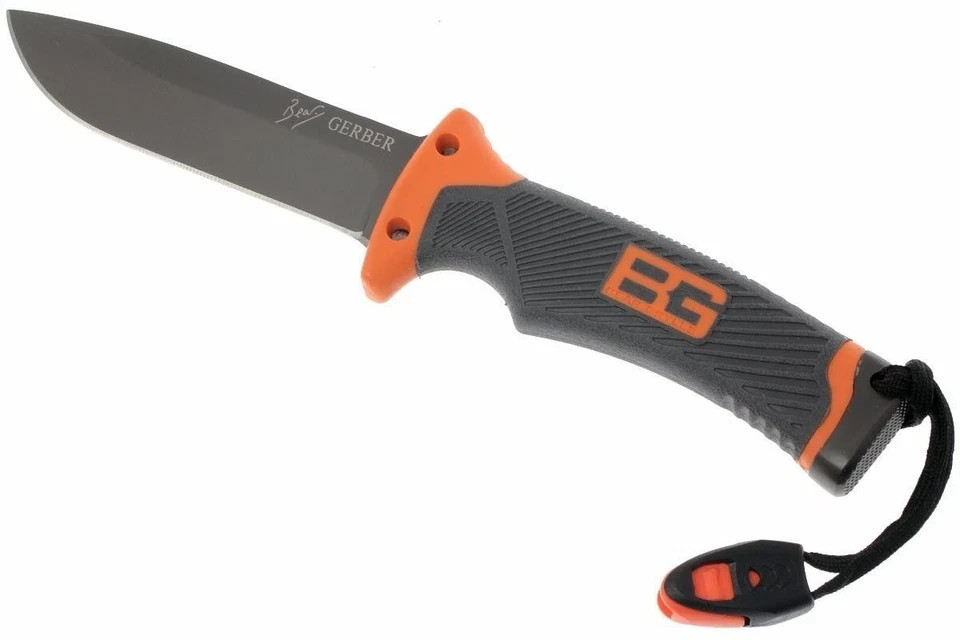 GERBER Bear Grylls ULTIMATE Survival Fixed Blade Knife SERRATED or PLAIN Edge