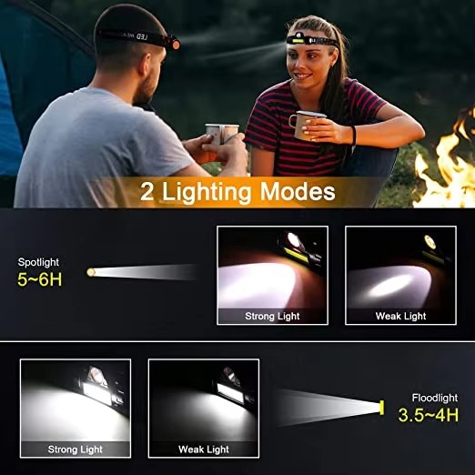 USB Rechargeable Waterproof LED Headlamp Headlight Head Light Flashlight LOT
