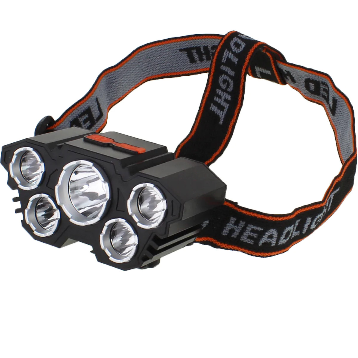 Led Highlight USB Charging 5 LED Headlight 4 Modes L-T21 Free Shipping